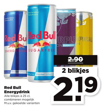 PLUS Red Bull 0.25l aanbieding