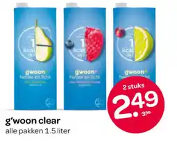 Spar G'woon clear aanbieding