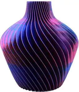 Intratuin Vaas 3D Istanbul roze / blauw / groen D 16 H 17 cm aanbieding