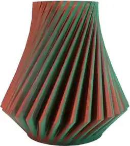 Intratuin Vaas 3D Athene oranje / paars / groen D 20 H 20 cm aanbieding