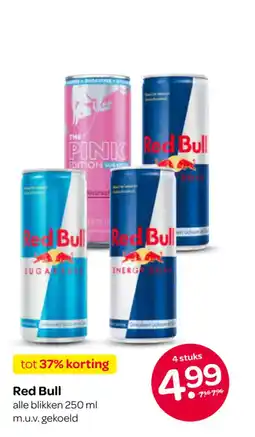 Spar Red Bull aanbieding