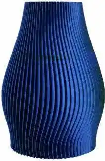 Intratuin Vaas 3D Chicago blauw D 14 H 20 cm aanbieding