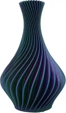 Intratuin Vaas 3D Milano paars / groen D 20 H 32 cm aanbieding