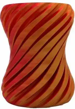 Intratuin Vaas 3D Salzburg oranje D 16,5 H 20 cm aanbieding