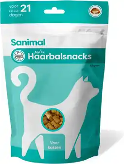 Pets Place Sanimal Anti-Haarbalsnacks - Kattensnack aanbieding