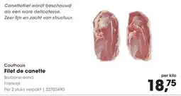 HANOS Couthouis Filet de canette aanbieding
