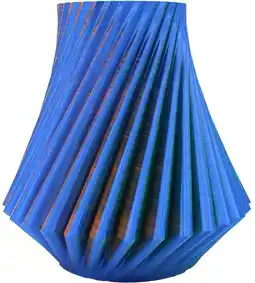 Intratuin Vaas 3D Athene blauw / oranje / groen D 20 H 20 cm aanbieding