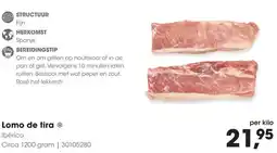 HANOS Lomo de tira aanbieding