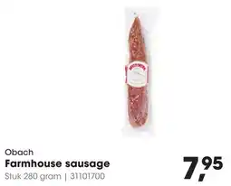 HANOS Obach Farmhouse sausage aanbieding