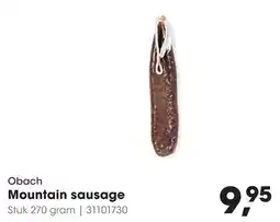 HANOS Obach Mountain sausage aanbieding