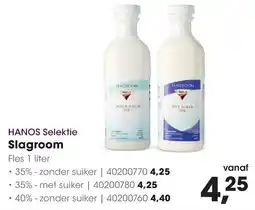 HANOS HANOS Selektie Slagroom aanbieding