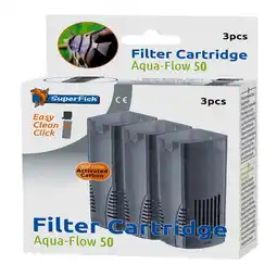 Pets Place Superfish Filtercassette Aqua-Flow 50 - Filters - 3 stuks aanbieding