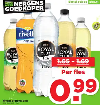 PLUS Rivella of Royal Club 1L aanbieding