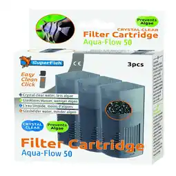 Pets Place Superfish Aquaflow 50 Filter Crystal Clear Cartridge - Filtermateriaal aanbieding