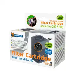 Pets Place Superfish Aquaflow 200/300 Filter Crystal Clear Cartridge - Filtermateriaal - 11.5x11x6.5 cm Zwart aanbieding