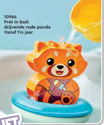 Top1Toys 10964 Pret in bad: drijvende rode panda aanbieding