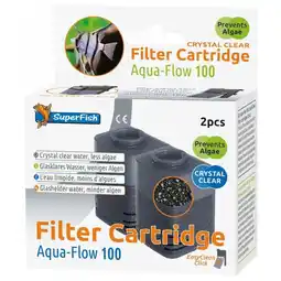 Pets Place Superfish Aquaflow 100 Filter Crystal Clear Cartridge - Filtermateriaal aanbieding