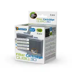 Pets Place Superfish Cartridge Qubiq 30 - Filtermateriaal - 2 stuks aanbieding