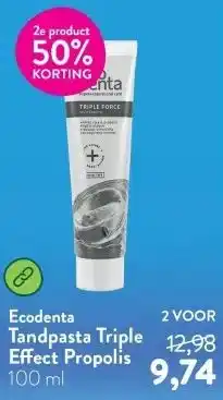 Holland & Barrett Tandpasta Triple Effect Propolis aanbieding