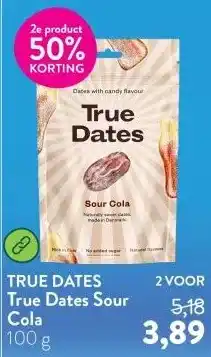 Holland & Barrett True Dates Sour Cola aanbieding