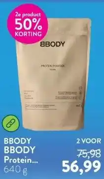 Holland & Barrett BBODY Protein Powder Vanilla Vegan - 640g aanbieding