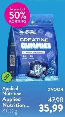 Holland & Barrett Applied Nutrition Creatine Gummies Blue Raspberry aanbieding