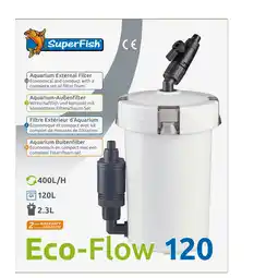 Pets Place Superfish Eco-Flow - Filter - 120 l aanbieding