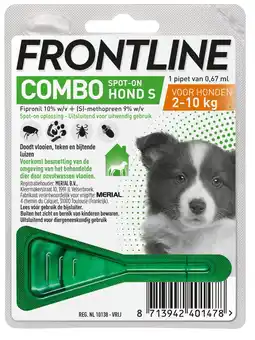 Pets Place Frontline Combo Spot On Puppy - Anti vlooien en tekenmiddel - 1 pip aanbieding
