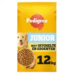 Pets Place Pedigree Junior - Puppy-Hondenvoer - Kip Groente 12 kg aanbieding