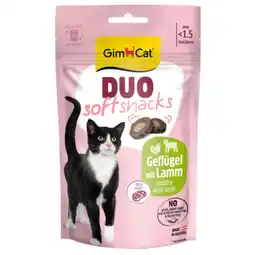 Pets Place Gimcat Duo Snacks - Kattensnack - Lam Gevogelte 50 g aanbieding