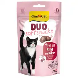 Pets Place Gimcat Duo Snacks - Kattensnack - Rund Kaas 50 g aanbieding