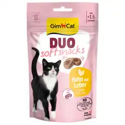 Pets Place Gimcat Duo Snacks - Kattensnack - Kip Lever 50 g aanbieding