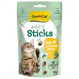 Pets Place Gimcat Mini Sticks - Kattensnack - Kip Kattenkruid 50 g aanbieding