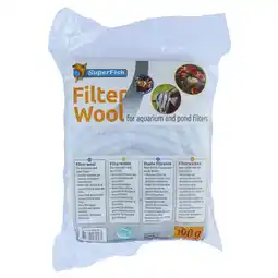 Pets Place Superfish Filterwatten - Filtermateriaal - 100 g Wit aanbieding