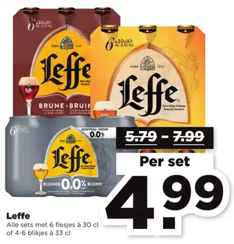 PLUS Leffe 0.33ml aanbieding