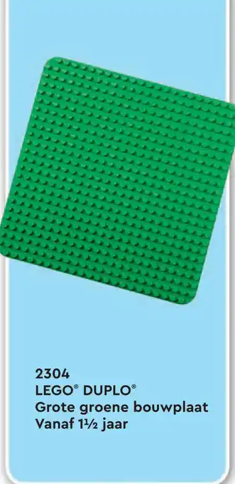 Top1Toys 2304 Lego Duplo Grote groene bouwplaat aanbieding