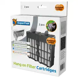 Pets Place Superfish Hang On Cardridge 2 St - Filters - 2 stuks 100/200 Liter aanbieding
