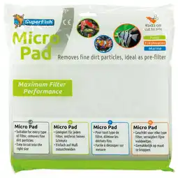 Pets Place Superfish Micropad - Filtermateriaal - 45x25 cm aanbieding