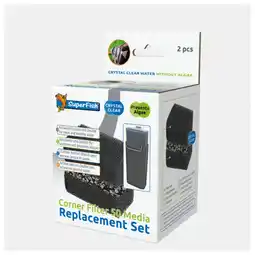 Pets Place Superfish Corner Filter 50 Media - Filtermateriaal - 2 stuks aanbieding
