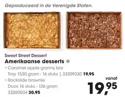 HANOS Sweet Street Dessert Amerikaanse desserts aanbieding