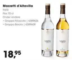 HANOS Mazzetti d'Altavilla aanbieding