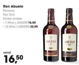 HANOS Ron Abuelo Panama 7 Años aanbieding