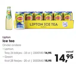 HANOS Lipton Ice tea aanbieding