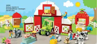 Top1Toys 10952 Schuur, tractor & boerderijdieren verzorgen aanbieding