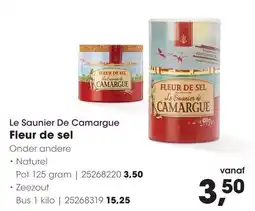 HANOS Le Saunier De Camargue Fleur de sel aanbieding