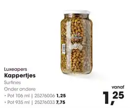 HANOS Luxeapers Kappertjes Surfines aanbieding