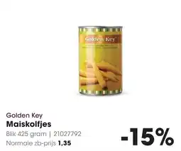 HANOS Golden Key Maiskolfjes aanbieding
