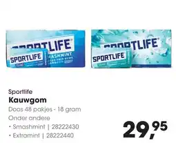 HANOS Sportlife Kauwgom aanbieding