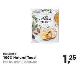HANOS Hollandia 100% Natural Toast aanbieding