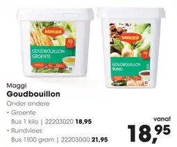 HANOS Maggi Goudbouillon Groente aanbieding